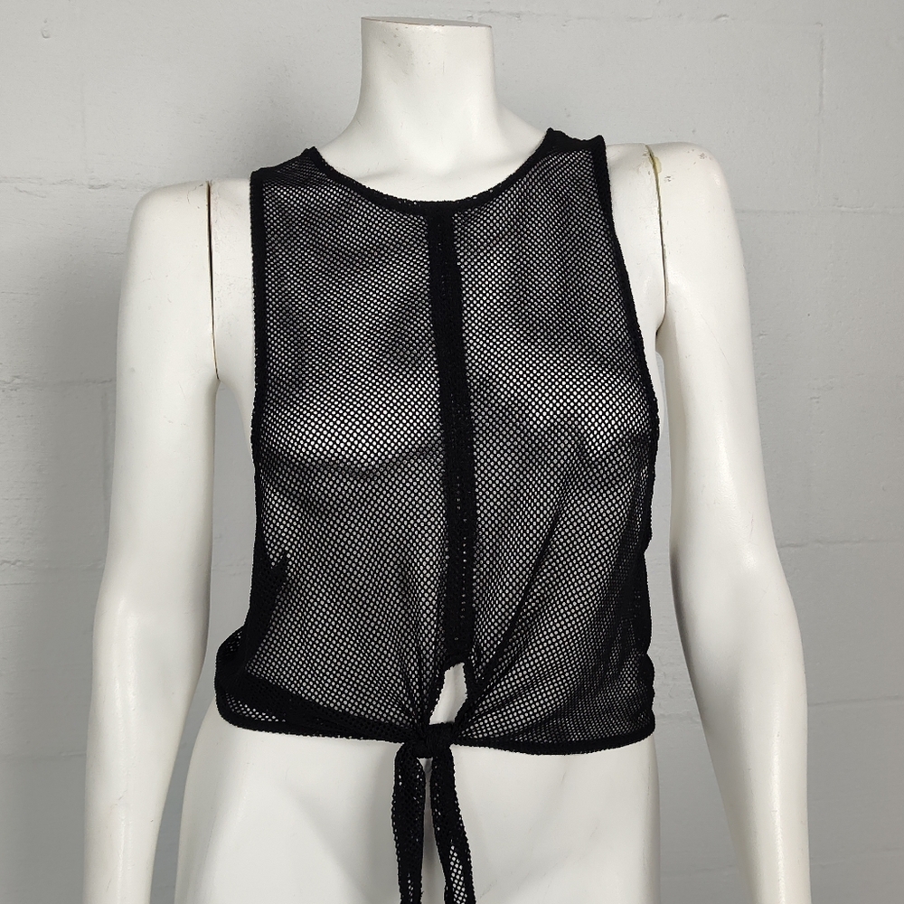 Free People Movement Mesh Cropped Top - Picture 1 of 4